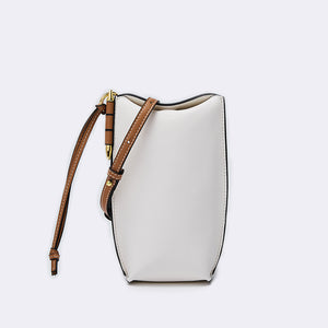 Loewe-style Gate Pocket Mini Bucket Bag