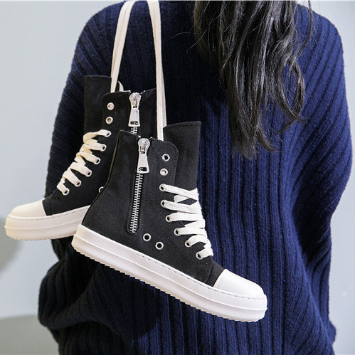 RO-style Canvas High Top Sneakers
