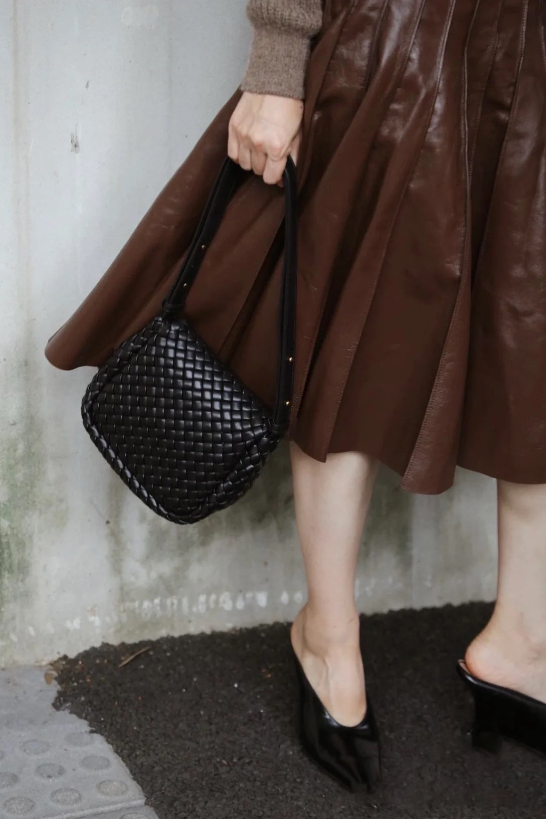 BV Mini Cobble Shoulder Bag