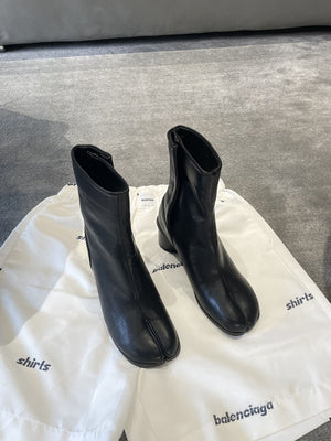 Maison Margiela Tabi Leather Heel Ankle Boots (UA)