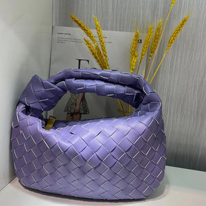 Bottega Veneta Leather Mini Loop Bag Lavender