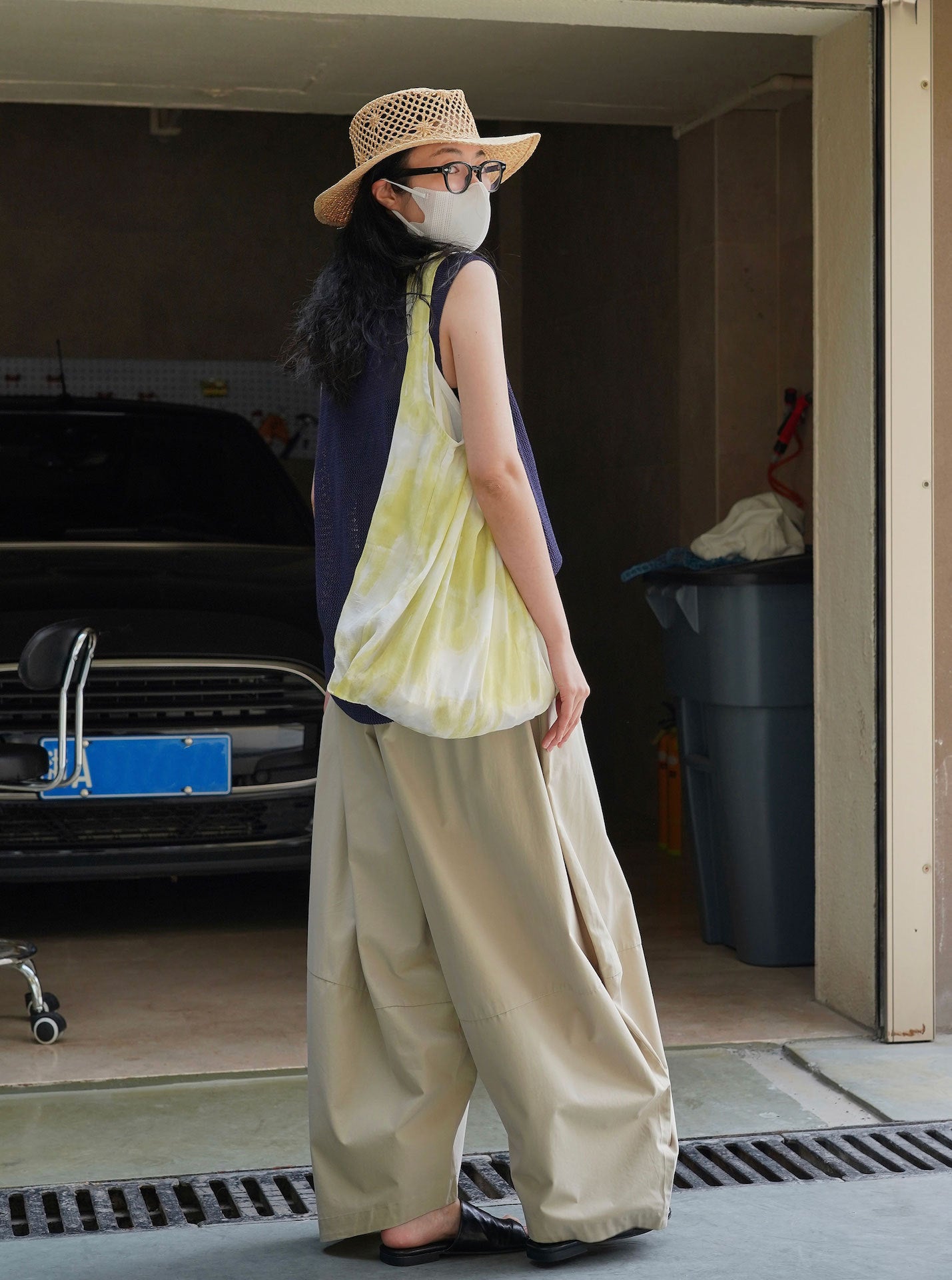 Spring & Summer Arc-shaped Wide-leg Pants