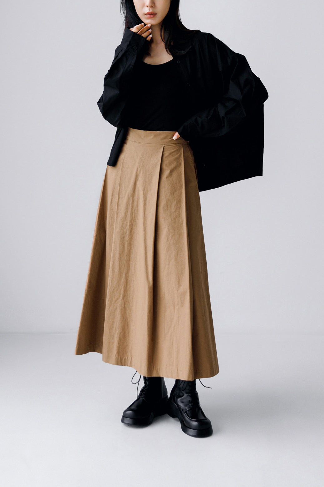 A-line Cotton Skirt