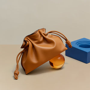 Loewe-style Flamenco Mini Clutch Bag