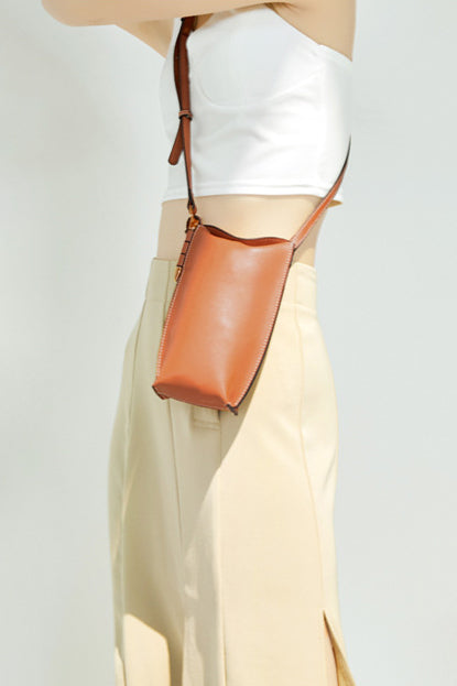 Loewe-style Gate Pocket Mini Bucket Bag