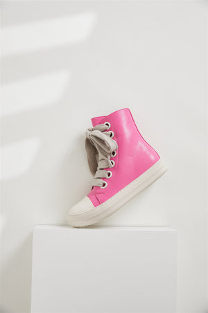 RO-style Jumbo Lace High Top Sneakers