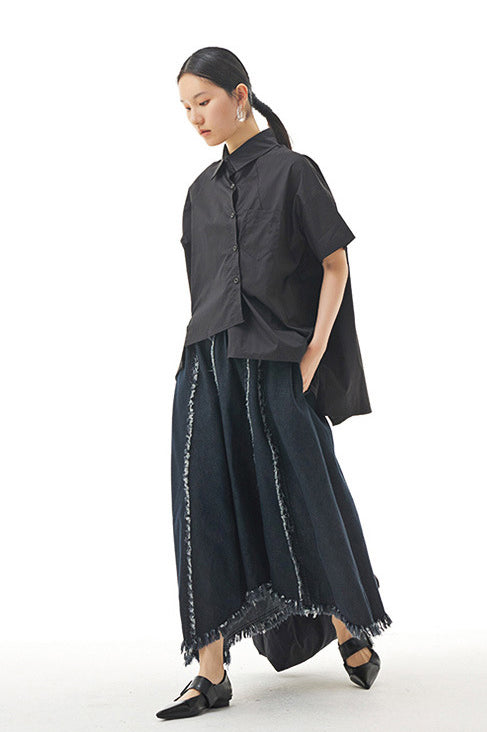 Yamamoto-style Asymmetric Shirt