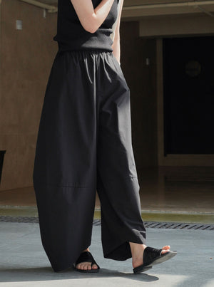 Spring & Summer Arc-shaped Wide-leg Pants