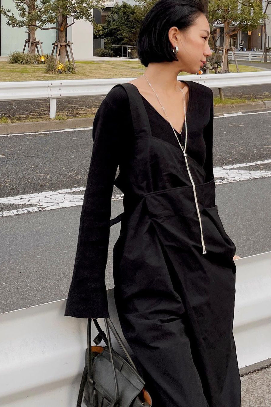 One-shoulder Overalls