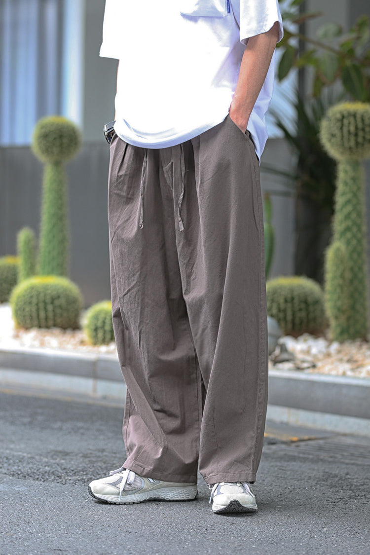 Tapered-fit Cotton Pants - waist ~ 28.5"-30.5" - CLEARANCE SALE 30% OFF - SHIPS TO THE UK ONLY