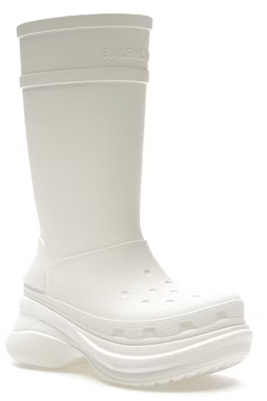 Balenciaga X Crocs Logo Debossed Boots (UA) - UK 6 - CLEARANCE SALE 40% 0FF - SHIPS TO THE UK ONLY