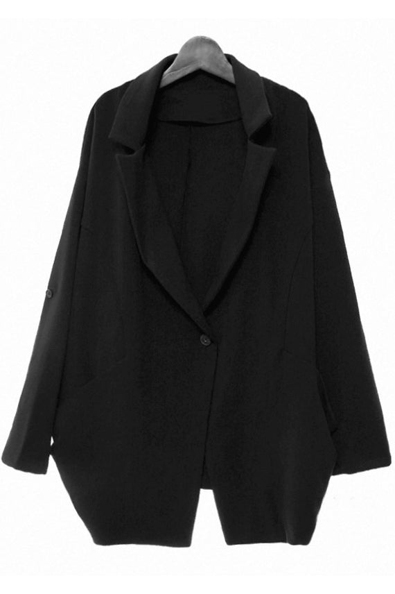 Single Button Placket Blazer - UK 8 - CLEARANCE SALE 30% OFF - SHIPS TO THE UK ONLY