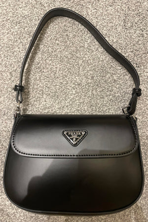 P Cleo Leather Shoulder Bag (UA)