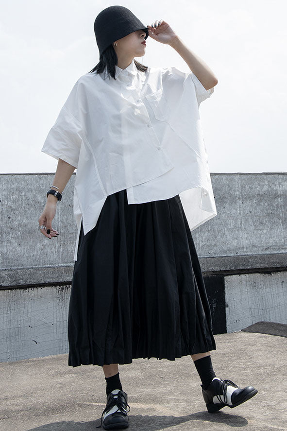 Yamamoto-style Asymmetric Shirt