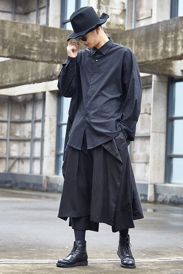 Yamamoto-style Layered Pants – Dumy Mun