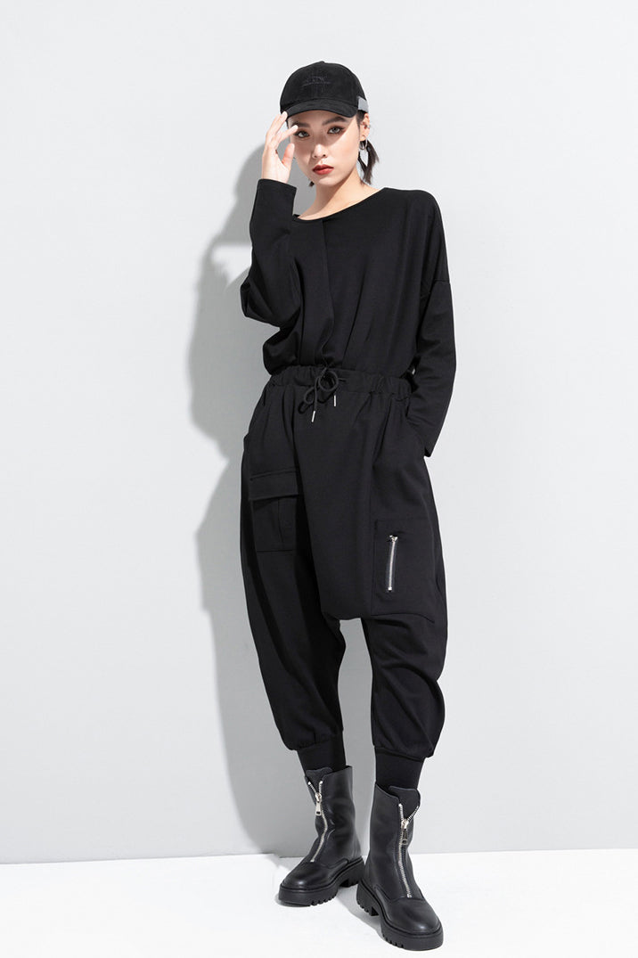 Turtleneck Top & Cuffed Pants 2-piece Set