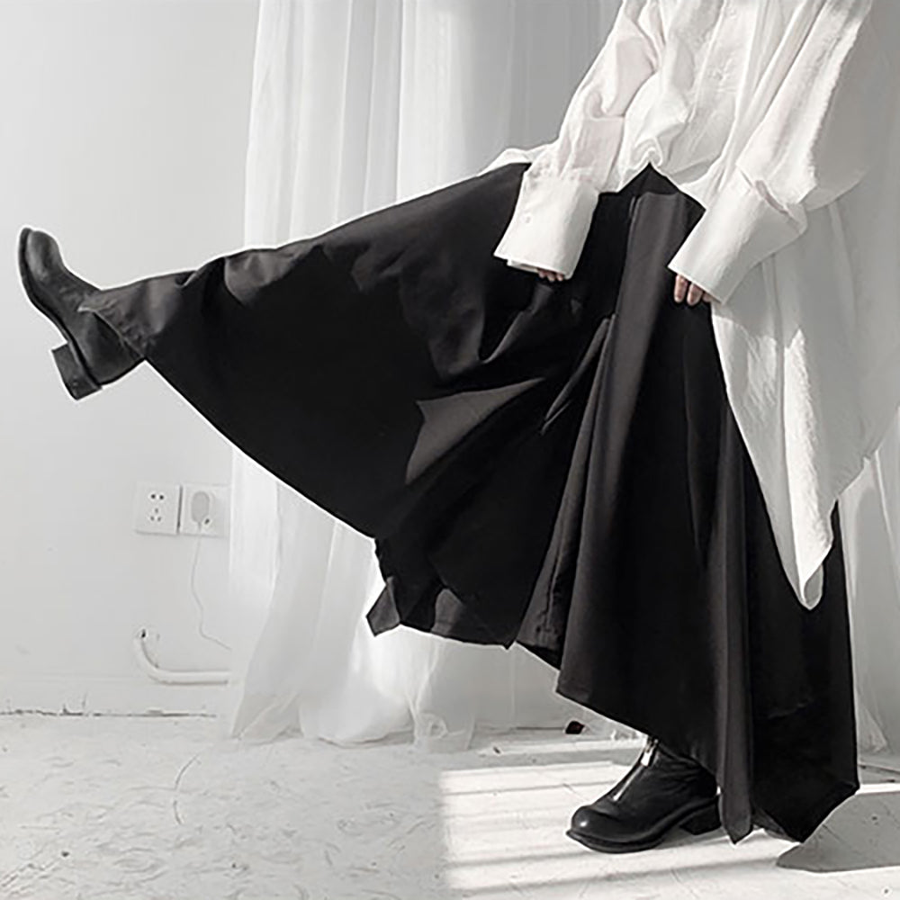 Yamamoto-style Unisex Skirt Pants