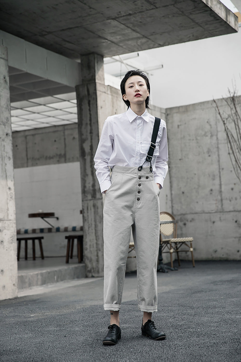 Retro Suspender Pants – Dumy Mun