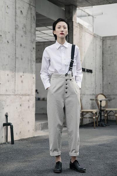 メール便可 2セットまで little suzie military suspenders pants